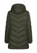 Wattierte Jacke mit abnehmbarer Kapuze forest