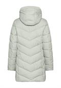 Wattierte Jacke mit abnehmbarer Kapuze light sage