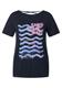 Wave Fotoprint Shirt deep blue
