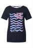 Wave Fotoprint Shirt deep blue