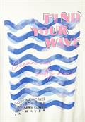 Wave Fotoprint Shirt vanilla white
