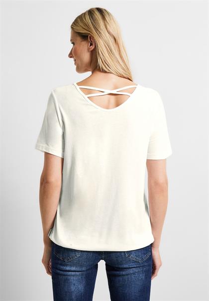 Wave Fotoprint Shirt vanilla white