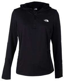 WAYROUTE 1/4 ZIP FLEECE SWEATSHIRT schwarz