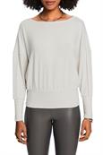 Weich aufgerautes Longsleeve light grey