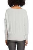 Weich aufgerautes Longsleeve light grey