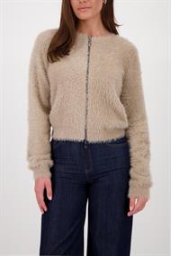 Weiche Strickjacke truffle