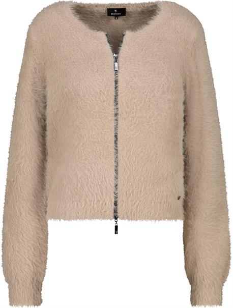 Weiche Strickjacke truffle