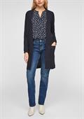 Weicher Cardigan aus Jersey blau