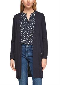 Weicher Cardigan aus Jersey blau
