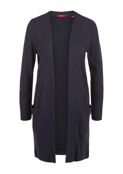 Weicher Cardigan aus Jersey blau