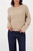Weicher Langarm-Pullover truffle
