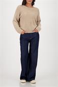 Weicher Langarm-Pullover truffle