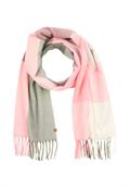 Weicher Schal mit Fransen winter berry