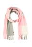Weicher Schal mit Fransen winter berry
