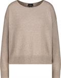 Weicher Strickpullover mit Lurex truffle
