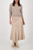 Weicher Strickpullover mit Lurex truffle
