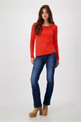 Weiches Basic Shirt lava