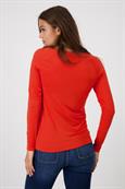 Weiches Basic Shirt lava