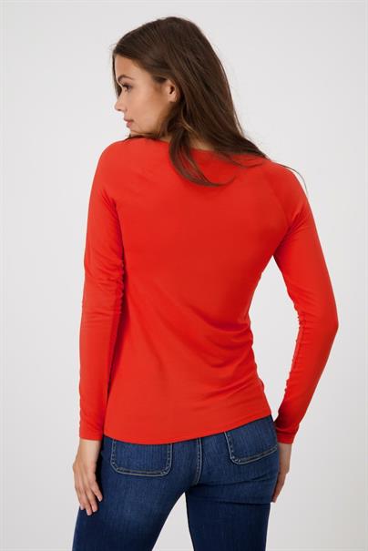 Weiches Basic Shirt lava