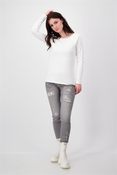 Weiches Basic Shirt off-white