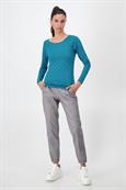 Weiches Basic Shirt petrol