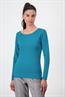 Weiches Basic Shirt petrol