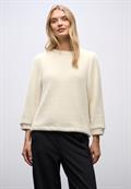 Weiches Shirt mit Glitzer soft beige