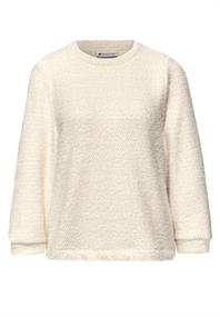 Weiches Shirt mit Glitzer soft beige