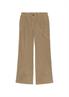 Weite Feincord-Hose straight cropped sandy shore