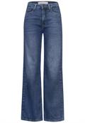 Weite Jeanshose medium blue washed