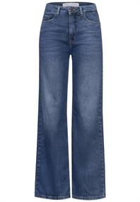 Weite Jeanshose medium blue washed