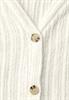 Weste mit V-Neck und Knopfleiste off white