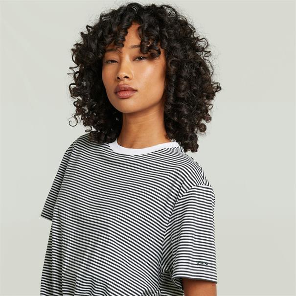 white-petrol stripe