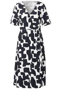 Wickelkleid dark vintage blue