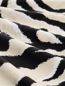 Wickelkleid mit Muster abstract beige zebra