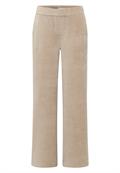Wide Leg Cordhose silvery beige