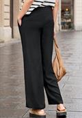 Wide Leg Culotte im Loose Fit black