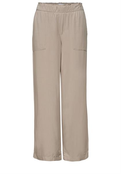 Wide Leg Culotte im Loose Fit quiet ivory
