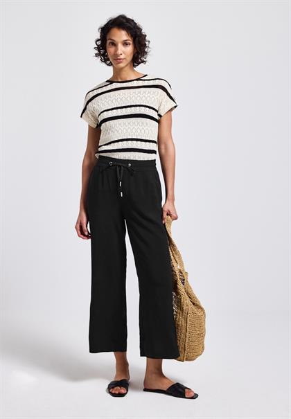 Wide Leg Hose black