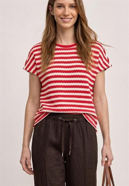 Wide Leg Hose im Loose Fit aus Leinen espresso brown
