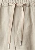 Wide Leg Hose im Loose Fit aus Leinen timeless beige