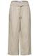 Wide Leg Hose im Loose Fit aus Leinen timeless beige