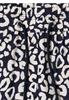 Wide Leg Hose im Loose Fit mit Leo-Print urban dark blue