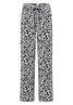 Wide Leg Hose im Loose Fit mit Leo-Print urban dark blue