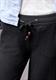 Wide Leg Hose in Crinkle Crash Struktur black