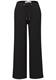 Wide Leg Hose in Crinkle Crash Struktur black