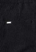 Wide Leg Hose mit Struktur black