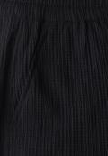 Wide Leg Hose mit Struktur black
