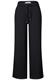 Wide Leg Hose mit Struktur black