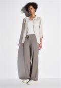 Wide Leg Hose mit Struktur vintage stone